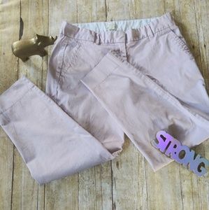 4/25 SALE J.Crew sz 6 Pink Stretch city fit (cbc)